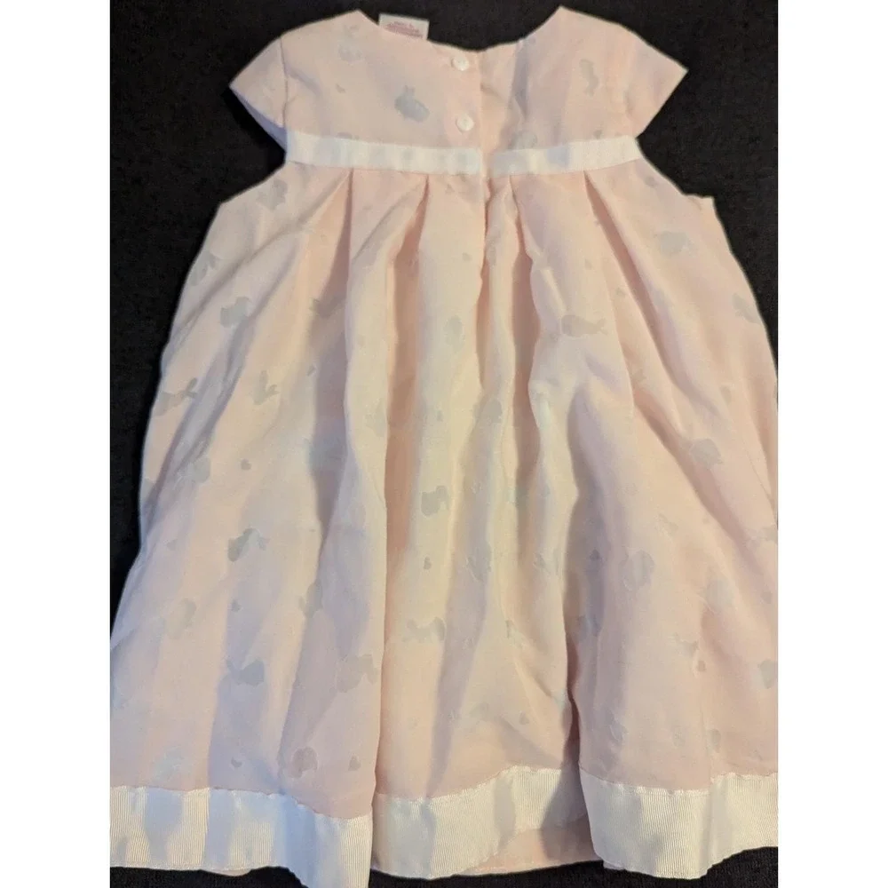 Maggie & Zoe 24 Months Baby Girls Pink Bunny Dress Easter‎ Formal